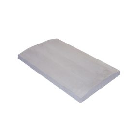 Leier lábazati kúpos fedlap finombeton szürke 40x49x4 cm