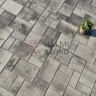 Grotta kombi térkő antracit-melír